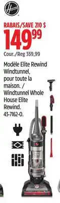Canadian Tire Hoover Windtunnel Whole House Elite Rewind offer