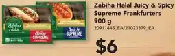 Real Canadian Superstore Zabiha Halal Juicy & Spicy Supreme Frankfurters offer