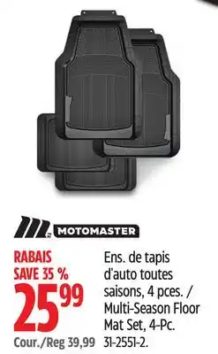 Canadian Tire MotoMaster Multi-Season Floor Mat Set offer