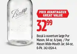 Canadian Tire Ball Pur Mason Wide-Mouth Jar offer