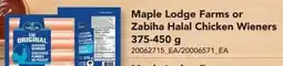 Real Canadian Superstore Maple Lodge Farms or Zabiha Halal Chicken Wieners offer