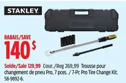 Canadian Tire Stanley 7-Pc Pro Tire Change Kit offer