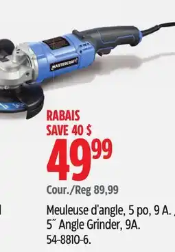 Canadian Tire MASTERCRAFT 5˝ Angle Grinder offer