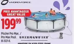 Canadian Tire Hydro-Force Pro Max Pool offer