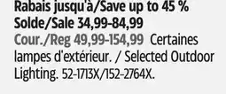 Canadian Tire Selected Outdoor Lighting offer