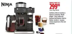 Canadian Tire Ninja Drip Coffee and Espresso Pod Machine offer