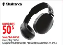 Canadian Tire Skullcandy Hesh 360 Headphones offer