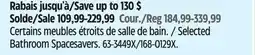 Canadian Tire Selected For-Living Bathroom Spacesavers offer