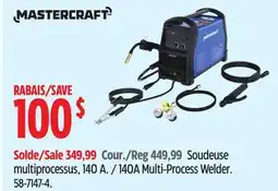 Canadian Tire Mastercraft 140A Multi-Process Welder offer
