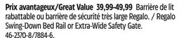 Canadian Tire Regalo Swing-Down Bed Rail or Extra-Wide Safety Gate offer