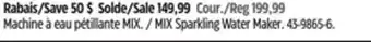 Canadian Tire MIX Sparkling Water Maker offer