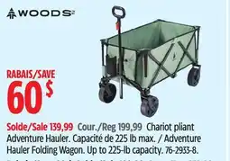 Canadian Tire Woods Adventure Hauler Folding Wagon offer
