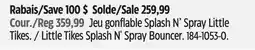 Canadian Tire Little Tikes Splash N' Spray Bouncer offer