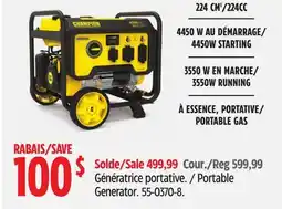Canadian Tire CHAMPION POWER EQUIPMENT Portable Generator offer