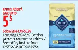 Canadian Tire Selected Dog Food and Treats offer
