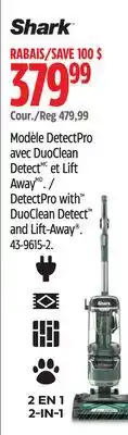 Canadian Tire Shark DetectPro with DuoClean Detect and Lift-Away offer