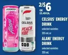 Real Canadian Superstore Celsius energy drink oder alani energy drink offer