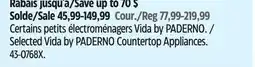 Canadian Tire Selected Vida by PADERNO Countertop Appliances offer
