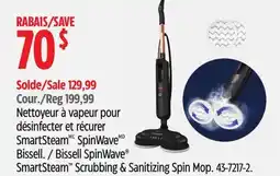 Canadian Tire Bissell SpinWave SmartSteam Scrubbing & Sanitizing Spin Mop offer