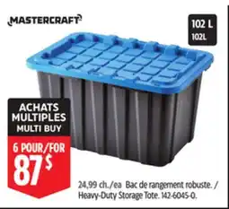 Canadian Tire Mastercraft Heavy-Duty Storage Tote offer