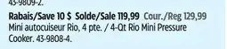 Canadian Tire 4-Qt Rio Mini Pressure Cooker offer