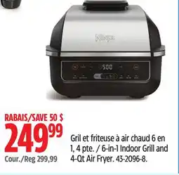 Canadian Tire Ninja 6-in-1 Indoor Grill and 4-Qt Air Fryer offer