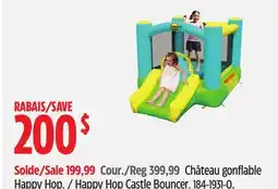 Canadian Tire Happy Hop Castle Bouncer offer