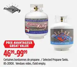 Canadian Tire Selected Propane Tanks offer