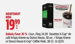 Canadian Tire Dosettes K-Cup de café Krispy Kreme ou Donut House offer