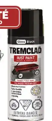 Canadian Tire Tremclad Aerosol Rust Paint offer