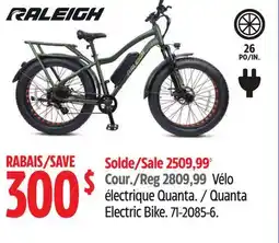 Canadian Tire Raleigh Quanta Electric Bike offer