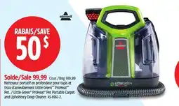 Canadian Tire Bissell Little Green ProHeat Pet Portable Carpet and Upholstery Deep Cleaner offer