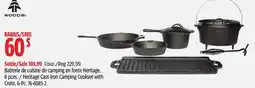 Canadian Tire Woods Heritage Cast-Iron Camping Cookset with Crate, 6-Pc offer