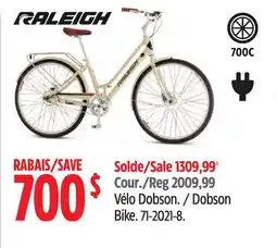 Canadian Tire Raleigh Dobson Bike offer