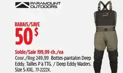 Canadian Tire Paramount Outdoors Deep Eddy Waders offer