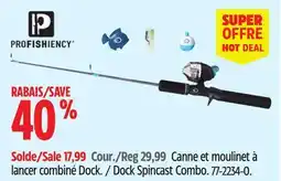 Canadian Tire Dock Spincast Combo offer