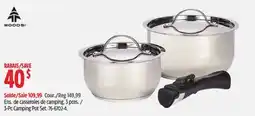 Canadian Tire Woods 3-Pc Camping Pot Set offer