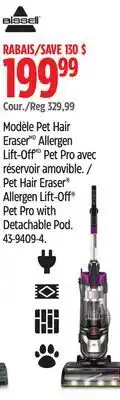 Canadian Tire Pet Hair Eraser Allergen Lift-Off Pet Pro with Detachable Pod offer