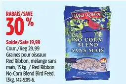 Canadian Tire Red Ribbon No-Corn Blend Bird Feed offer