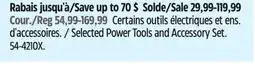 Canadian Tire Selected MAXIMUM Power Tools and Accessory Set offer