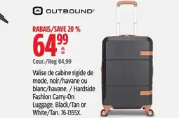 Canadian Tire Outbound Hardside Fashion Carry-On Luggage offer