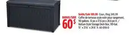 Canadian Tire Rattan-Style Storage Deck Box, 110-Gal offer
