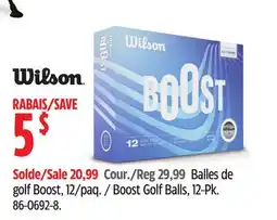 Canadian Tire Wilson Boost Golf Balls, 12-Pk offer
