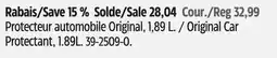 Canadian Tire Armor All Original Car Protectant, 1.89L offer