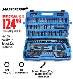 Canadian Tire Mastercraft Socket Set offer