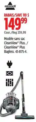 Canadian Tire BISSELL CleanView Plus Bagless offer