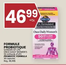 Rachelle-Bery Grocery GARDEN OF LIFE ONCE DAILY WOMEN'S 50 milliards d'UFC PROBIOTIC FORMULA offer