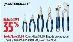 Canadian Tire Wrench and Pliers Set, 6-Pc offer