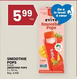 Rachelle-Bery Grocery EVIVE SMOOTHIE POPS offer