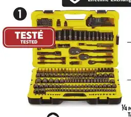 Canadian Tire Stanley Black Chrome Socket Set offer